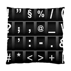 Timeline Character Symbols Alphabet Literacy Read Standard Cushion Case (two Sides) by Jancukart