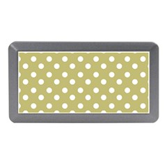 Lime Green Polka Dots Memory Card Reader (mini) by GardenOfOphir