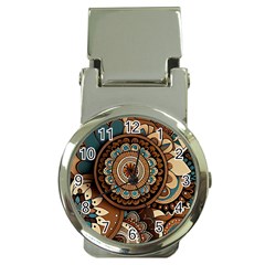 Bohemian Flair In Blue And Earthtones Money Clip Watches by HWDesign