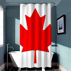 Canada Flag Canadian Flag View Shower Curtain 36  X 72  (stall)  by Ravend