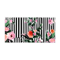 Classic Watercolor Flowers Yoga Headband by GardenOfOphir