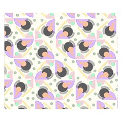 Pattern Pastel Drawing Art Premium Plush Fleece Blanket (small) by Ravend