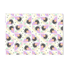 Pattern Pastel Drawing Art Crystal Sticker (a4) by Ravend