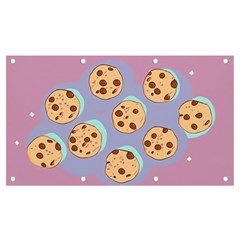 Cookies Chocolate Chips Chocolate Cookies Sweets Banner And Sign 7  X 4  by Ravend
