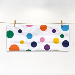 Polka Dot Hand Towel by 8989