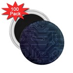 Circuit Board Circuits Mother Board Computer Chip 2.25  Magnets (100 pack)  Front
