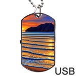 Endless Summer Nights Dog Tag USB Flash (Two Sides) Back