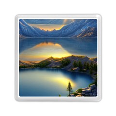 Crimson Sunset Memory Card Reader (square) by GardenOfOphir