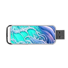 The Beauty Of Waves Portable Usb Flash (one Side) by GardenOfOphir