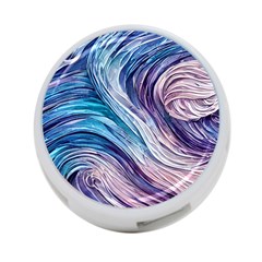 Abstract Pastel Ocean Waves 4-port Usb Hub (two Sides) by GardenOfOphir