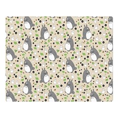 Pattern My Neighbor Totoro Premium Plush Fleece Blanket (large) by Jancukart