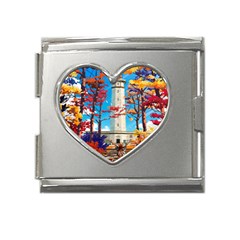 Lighthouse Mega Link Heart Italian Charm (18mm) by artworkshop