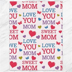 Love Mom Happy Mothers Day I Love Mom Graphic Canvas 18  X 24  by Ravend