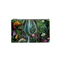 Craft Mushroom Cosmetic Bag (small) by GardenOfOphir