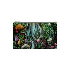 Craft Mushroom Cosmetic Bag (small) by GardenOfOphir