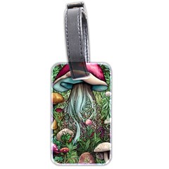 Craft Mushroom Luggage Tag (two Sides) by GardenOfOphir