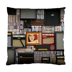 Vinyl Music Retro Studio Room Standard Cushion Case (two Sides) by Jancukart