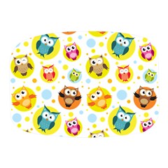 Owl Bird Cartoon Mini Square Pill Box by Jancukart