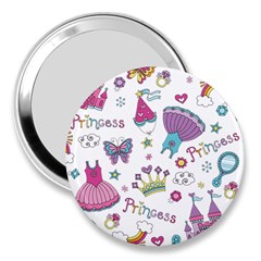Princess Element Background Material 3  Handbag Mirrors by Jancukart