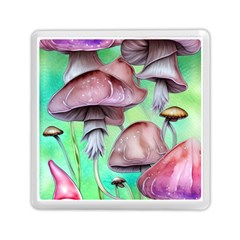 Historical Mushroom Forest Memory Card Reader (square) by GardenOfOphir
