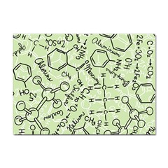 Multicolored Chemical Bond Illustration Chemistry Formula Science Sticker A4 (10 Pack) by Jancukart