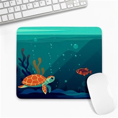 Ai Generated Ocean Sea Fish Aquatic Water Nature 5 Large Mousepad by Pakemis