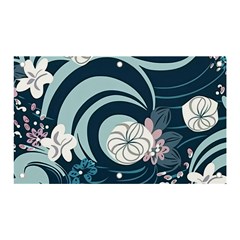 Flowers Pattern Floral Ocean Abstract Digital Art Banner And Sign 5  X 3  by Pakemis