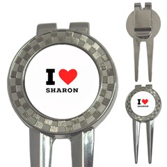 I Love Sharon 3-in-1 Golf Divots by ilovewhateva