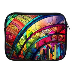 Stained Glass Window Apple Ipad 2/3/4 Zipper Cases by Jancukart