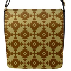 Pattern 6 Flap Closure Messenger Bag (s) by GardenOfOphir