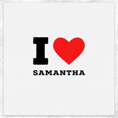 I Love Samantha Canvas 16  X 16  by ilovewhateva