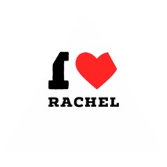 I Love Rachel Wooden Puzzle Triangle by ilovewhateva