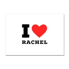 I Love Rachel Crystal Sticker (a4) by ilovewhateva