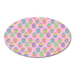 Egg Easter Eggs Pastel Digital Art Oval Magnet by Semog4