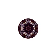 Rosette Kaleidoscope Mosaic Abstract Background 1  Mini Buttons by Jancukart