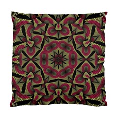 Mandala Rosette Pattern Kaleidoscope Abstract Standard Cushion Case (two Sides) by Jancukart