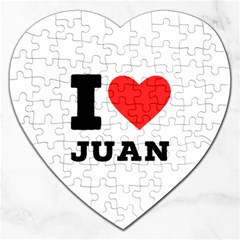 I Love Juan Jigsaw Puzzle (heart) by ilovewhateva