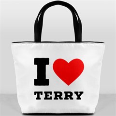 I Love Terry  Bucket Bag by ilovewhateva