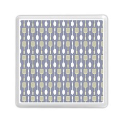 Spatula Spoon Pattern Memory Card Reader (square) by GardenOfOphir