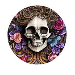 Skull Bones Mini Round Pill Box (pack Of 5) by GardenOfOphir