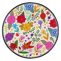 Colorful Flowers Pattern Abstract Patterns Floral Patterns Wireless Fast Charger(black) by Semog4