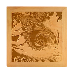 Colorful Digital Art Fractal Design Wood Photo Frame Cube by Semog4