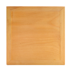 Colorful Blue Purple Wave Wood Photo Frame Cube by Semog4