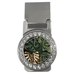 Tropical Leaves Foliage Monstera Nature Home Art Money Clips (cz)  by Jancukart