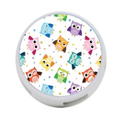 Owl Bird 4-port Usb Hub (one Side) by Semog4