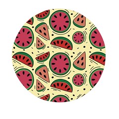 Watermelon Pattern Slices Fruit Mini Round Pill Box (pack Of 5) by Semog4