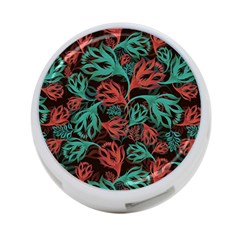Flower Patterns Ornament Pattern 4-port Usb Hub (one Side) by Semog4