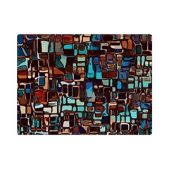 Stained Glass Mosaic Abstract Premium Plush Fleece Blanket (mini) by Semog4