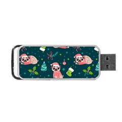 Pattern Christmas Funny Portable Usb Flash (two Sides) by Semog4