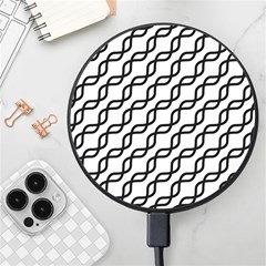 Diagonal-stripe-pattern Wireless Fast Charger(black) by Semog4